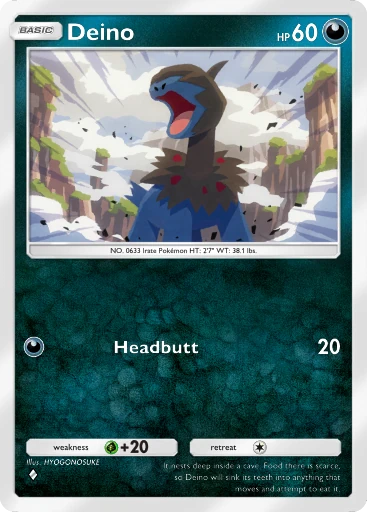 Deino (b1-155) card in Pokémon TCG Pocket
