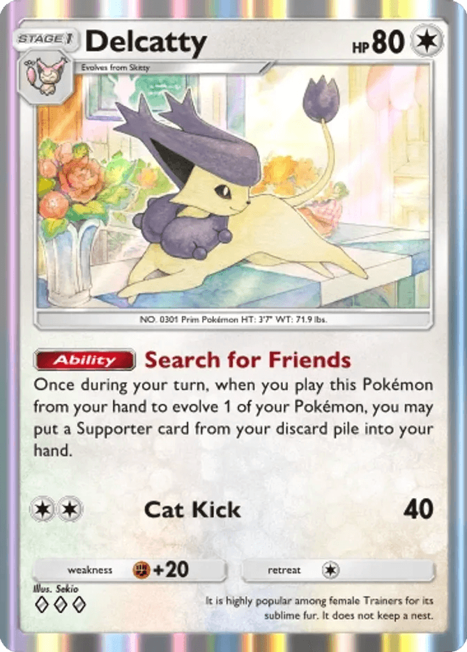 carta de Delcatty por Sekio