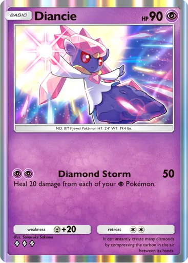 Diancie (b3-067) card in Pokémon TCG Pocket