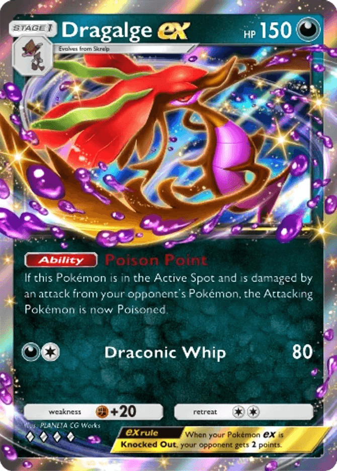 Dragalge ex (b4b-148) card in Pokémon TCG Pocket