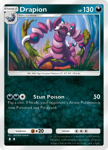 Drapion (b1-153) card in Pokémon TCG Pocket