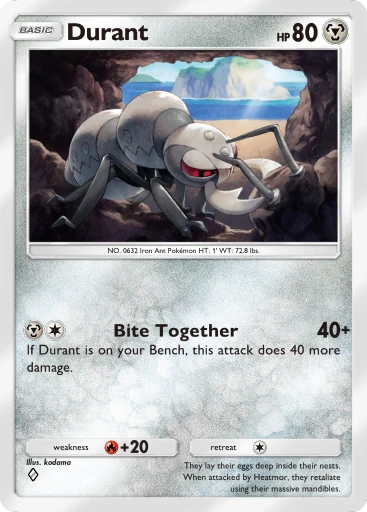 Durant (b1-168) card in Pokémon TCG Pocket