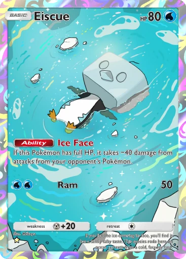 Eiscue (b1-236) card in Pokémon TCG Pocket