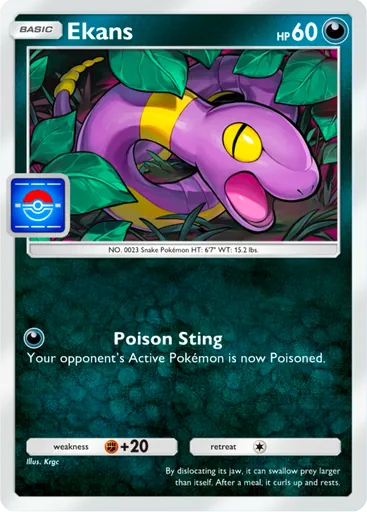Ekans (pa-056) card in Pokémon TCG Pocket