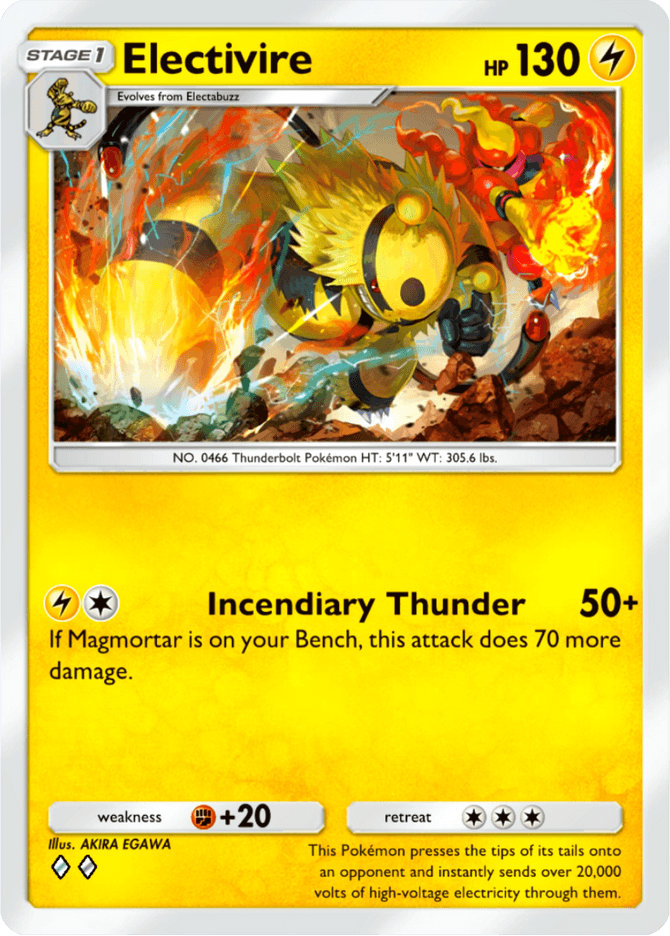 b2b pokemon cards Electivire (B2b-025) — Pokémon TCG Pocket Card Pokemon TCG Pocket - Mega
