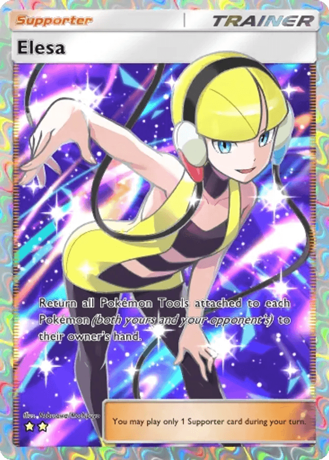 Elesa card by Nobusawa/Mochipuyo