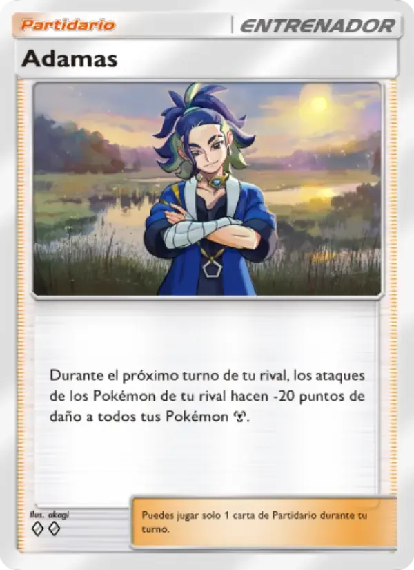 Adaman card in Spanish
