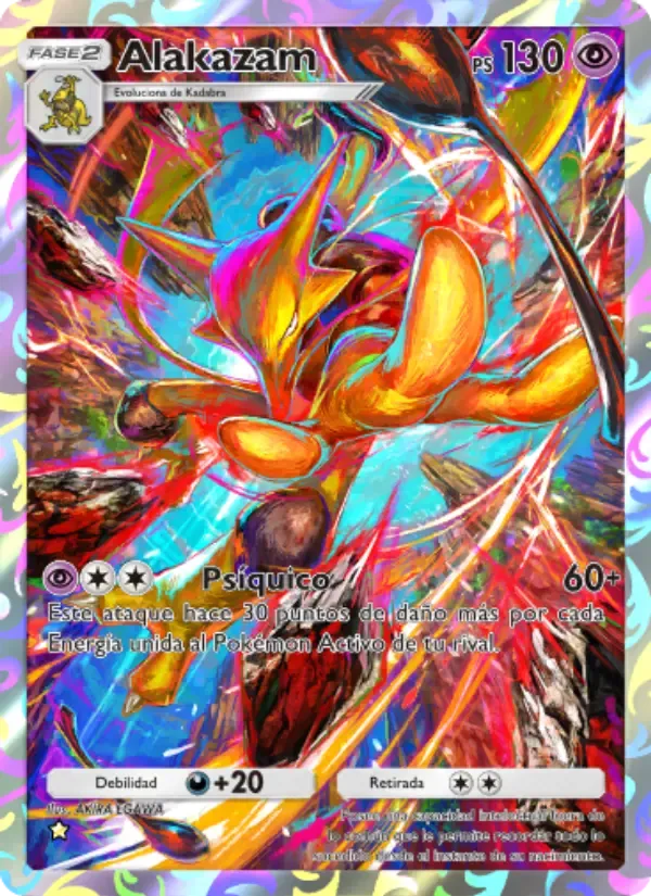 Carte Alakazam en Espagnol