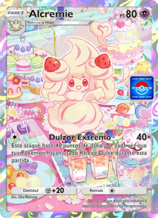 Alcremie card in Spanish