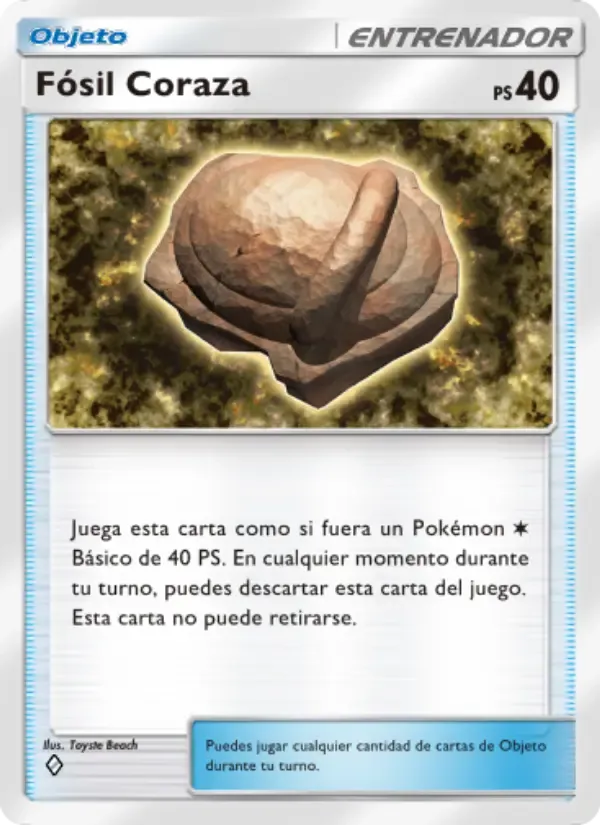 Carte Armor Fossil en Espagnol