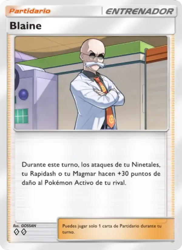 Blaine card in Spanish