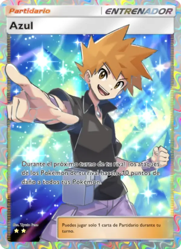 Blue card in Spanish