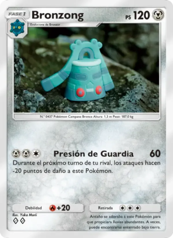 Bronzong card in Spanish
