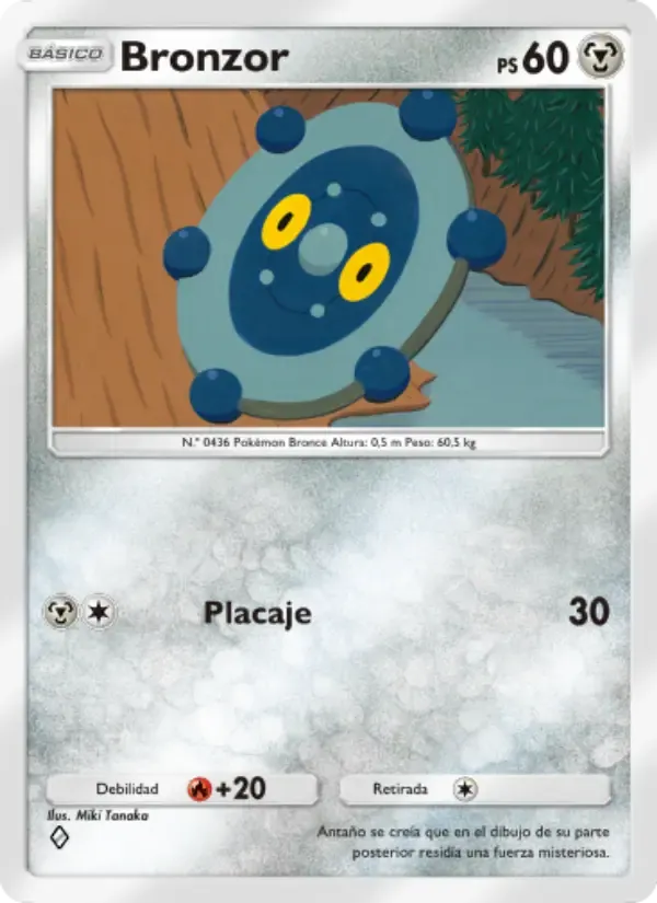 Bronzor card in Spanish