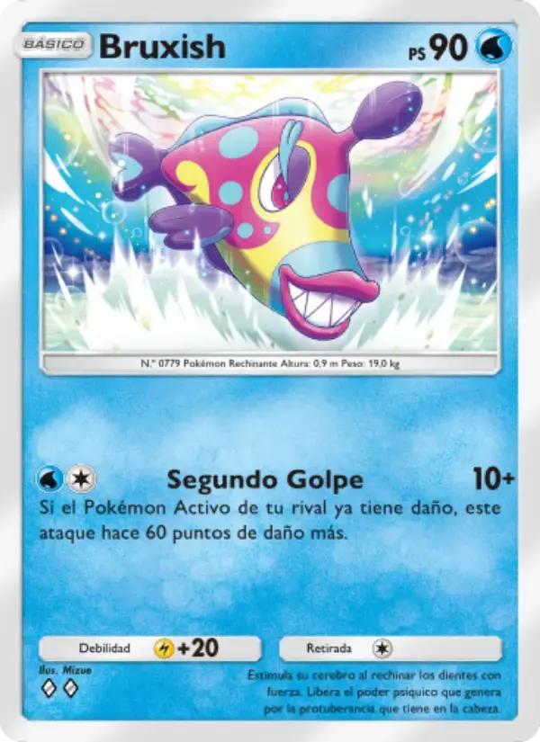 Bruxish card in Spanish