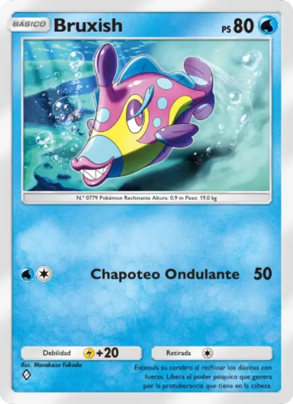 Bruxish card in Spanish