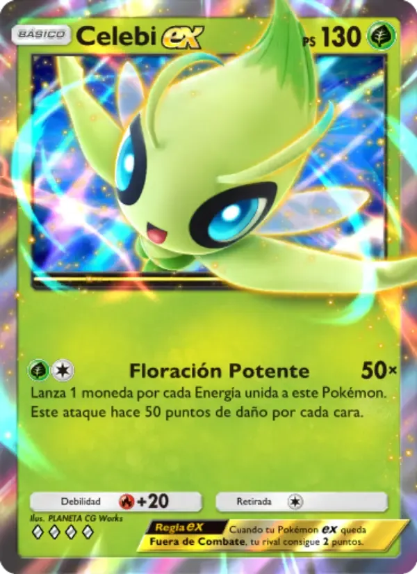 Celebi ex-Karte auf Spanisch