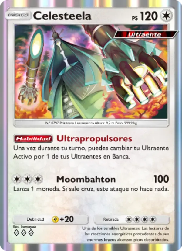 Celesteela card in Spanish