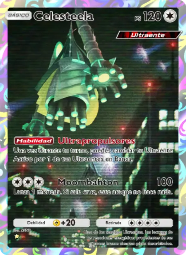 Celesteela card in Spanish