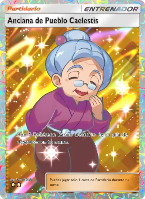 Celestic Town Elder card in Spanish