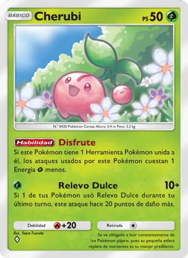 Cherubi card in Spanish
