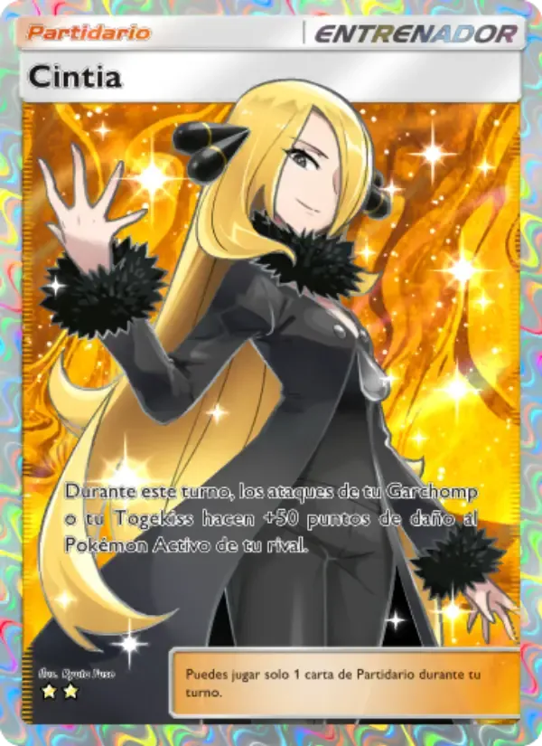 Cynthia card in Spanish