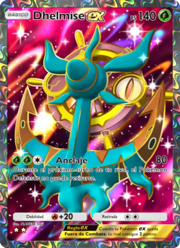 Dhelmise ex card in Spanish