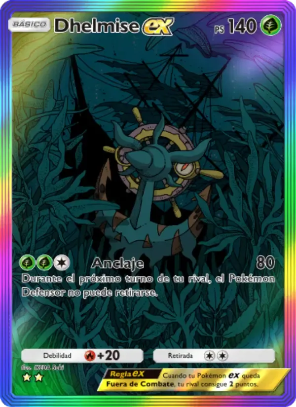 Dhelmise ex card in Spanish