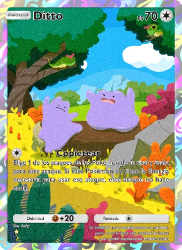 Ditto card in Spanish