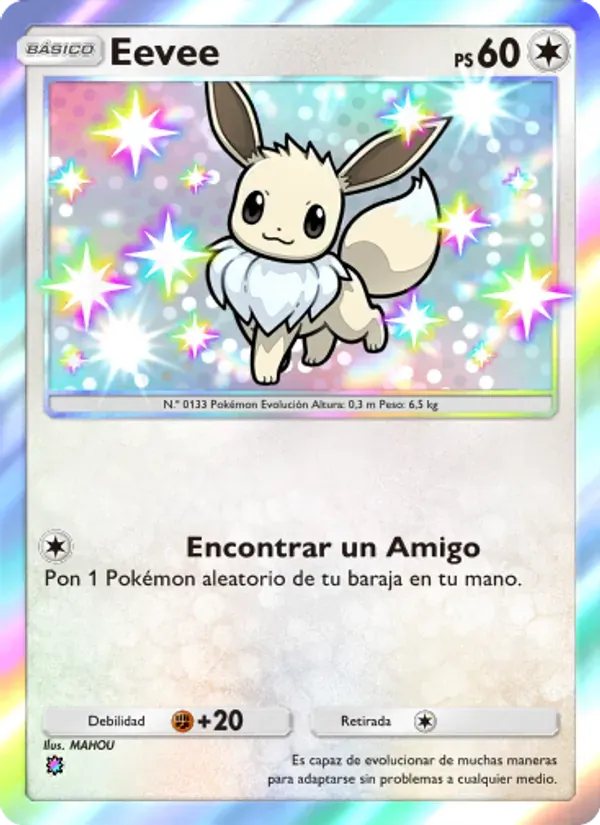 Eevee card in Spanish