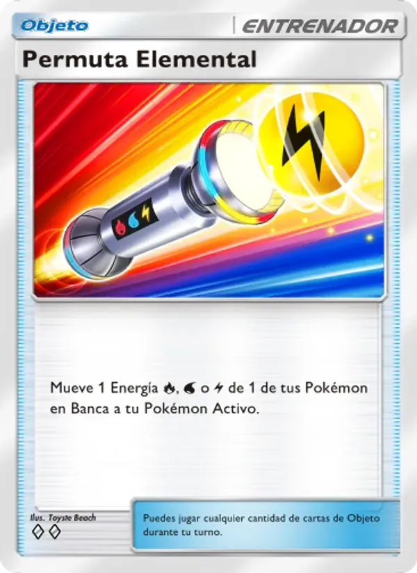 Elemental Switch card in Spanish