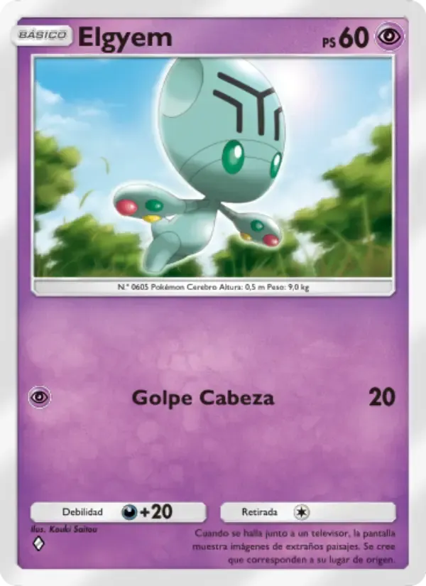 Elgyem card in Spanish