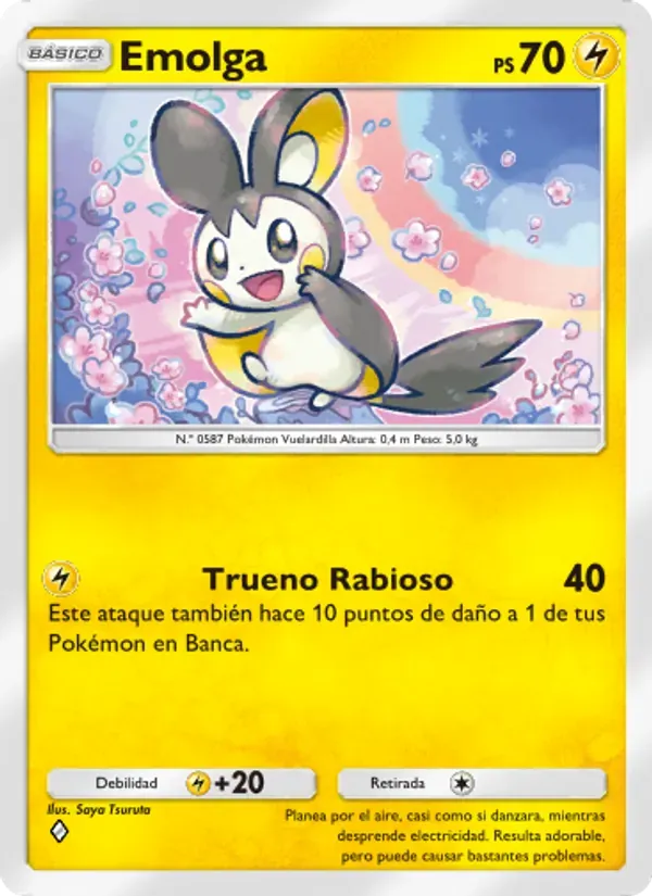 Emolga card in Spanish
