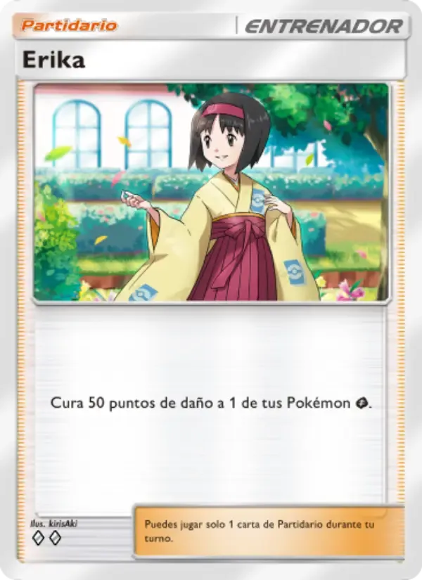 Erika card in Spanish