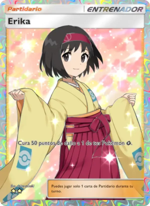 Erika card in Spanish