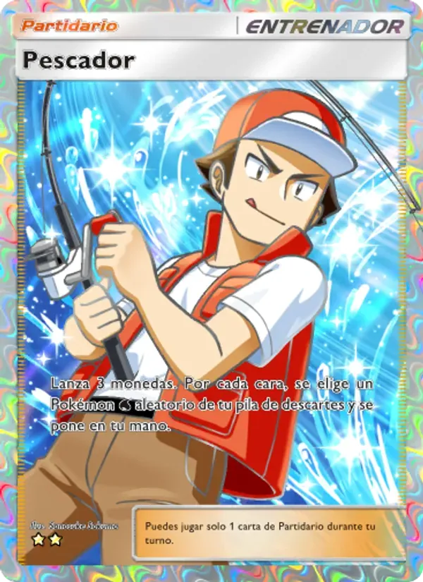 Fisher card in Spanish