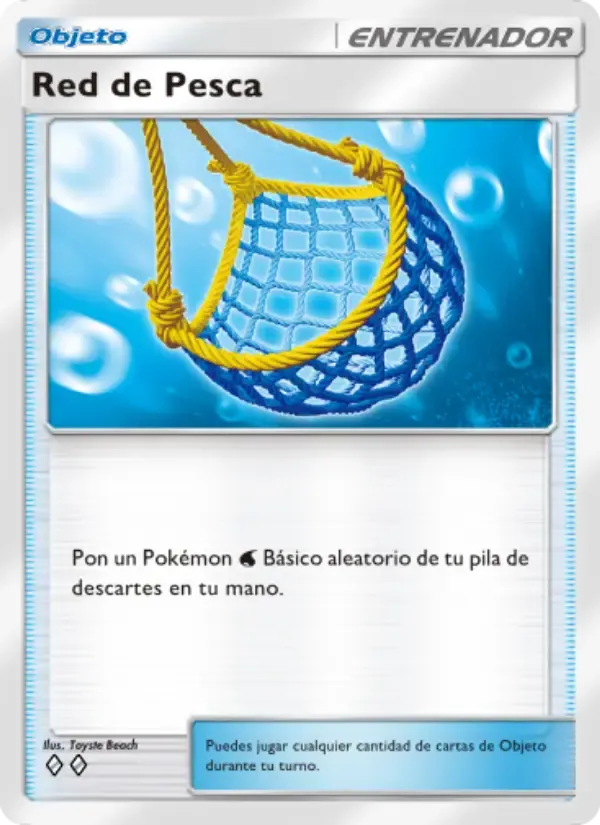 Fishing Net card in Spanish