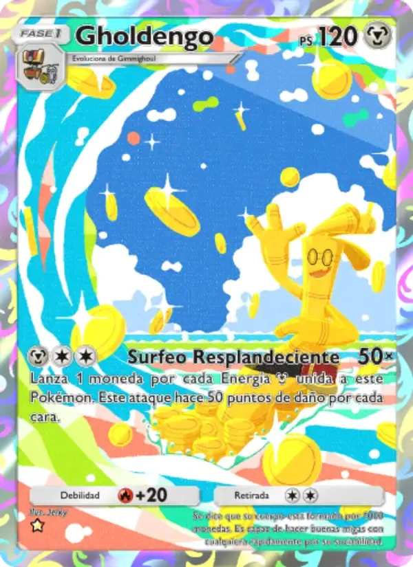 Gholdengo card in Spanish