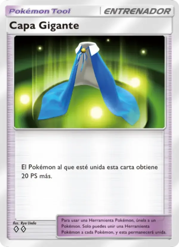Giant Cape card in Spanish