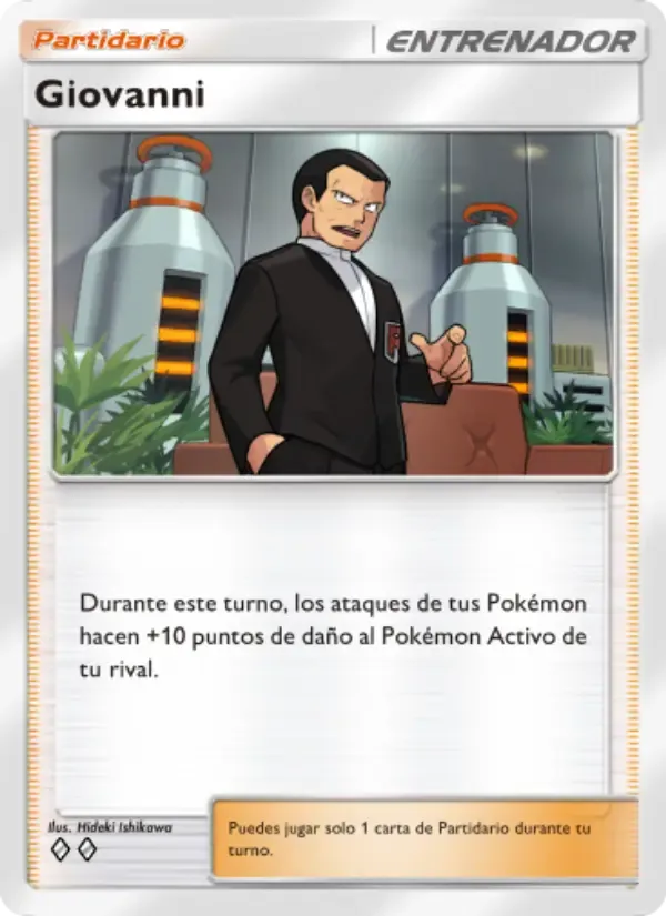 Giovanni card in Spanish