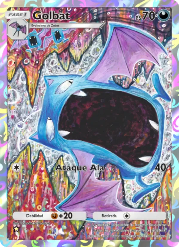 Golbat card in Spanish