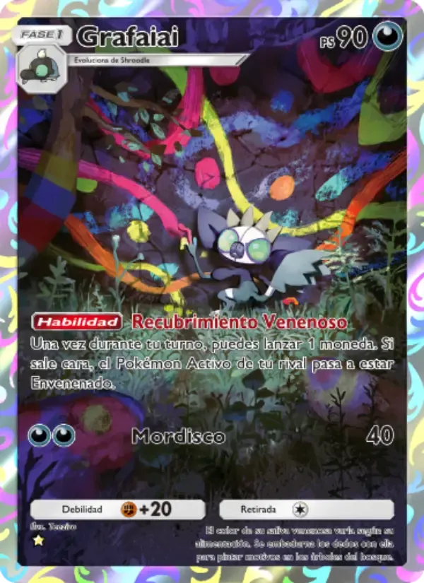 Grafaiai card in Spanish