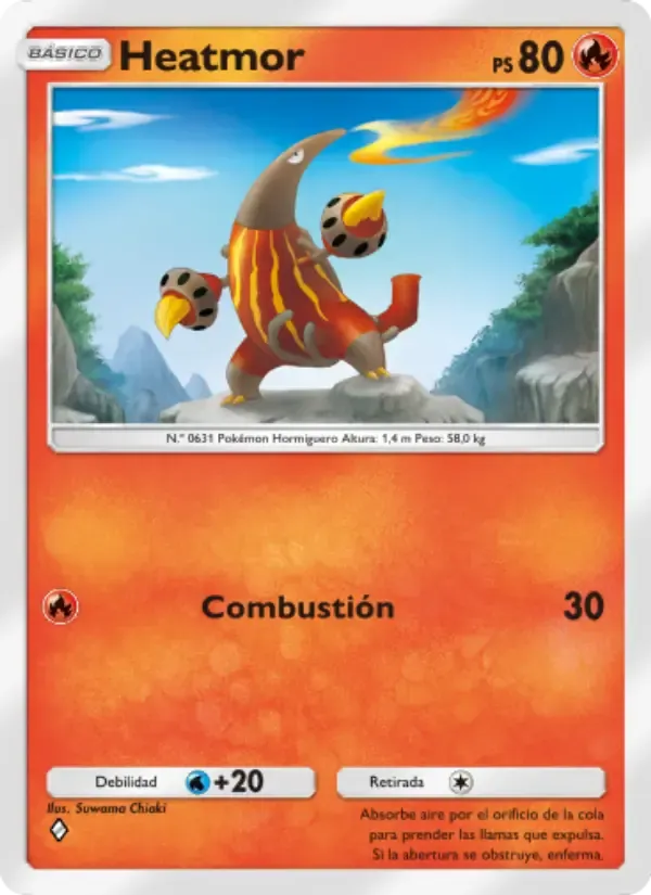 Heatmor card in Spanish