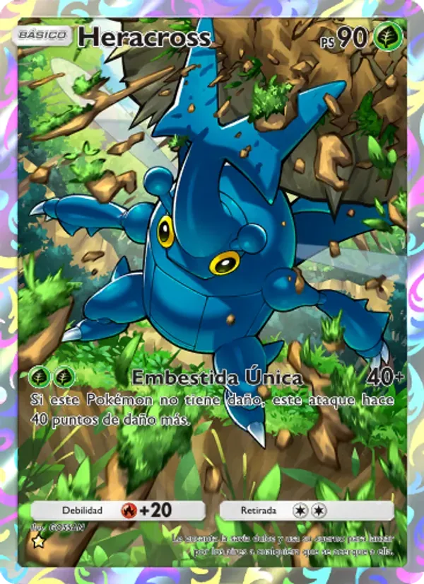 Heracross card in Spanish