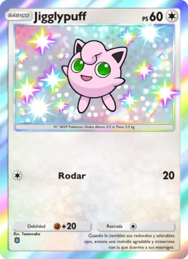 Jigglypuff card in Spanish