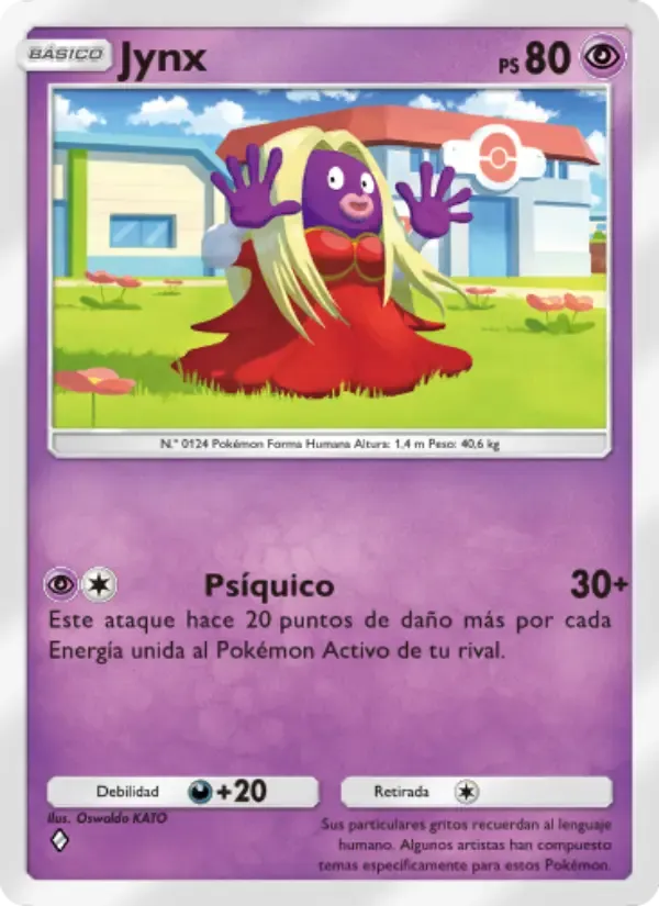 Jynx card in Spanish