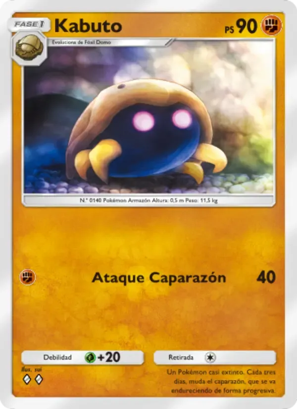Kabuto card in Spanish