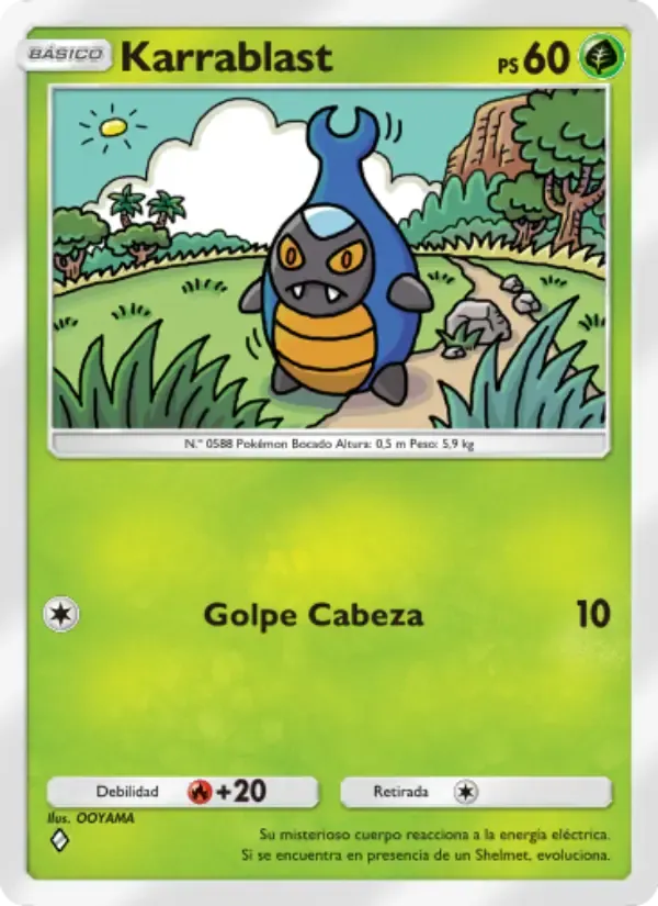 Karrablast card in Spanish