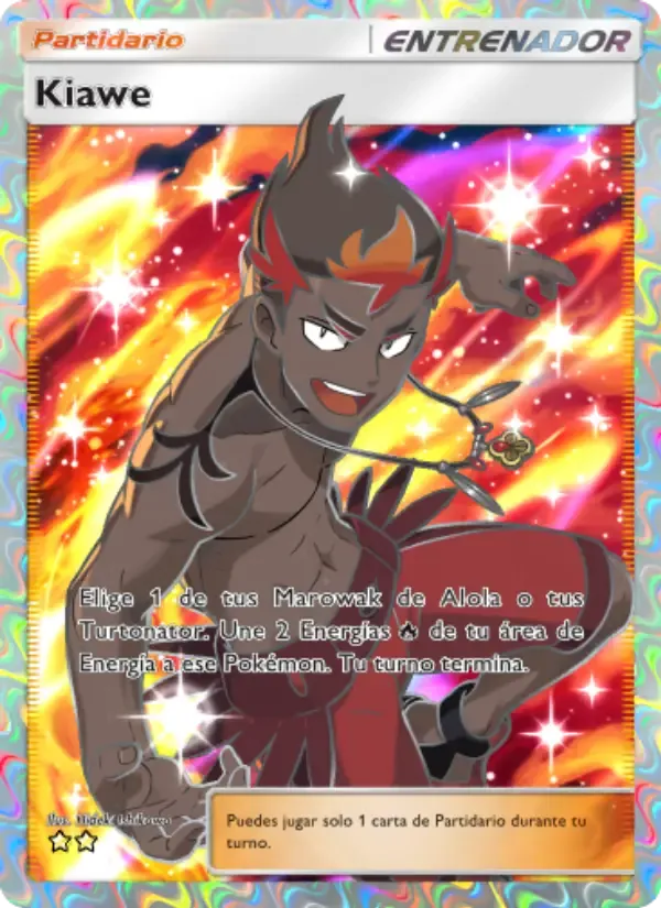 Kiawe card in Spanish