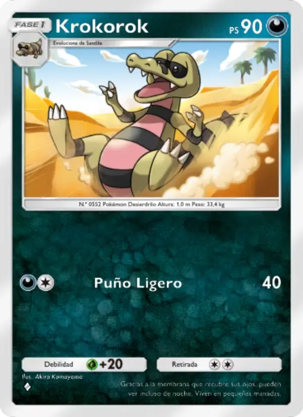 Krokorok card in Spanish